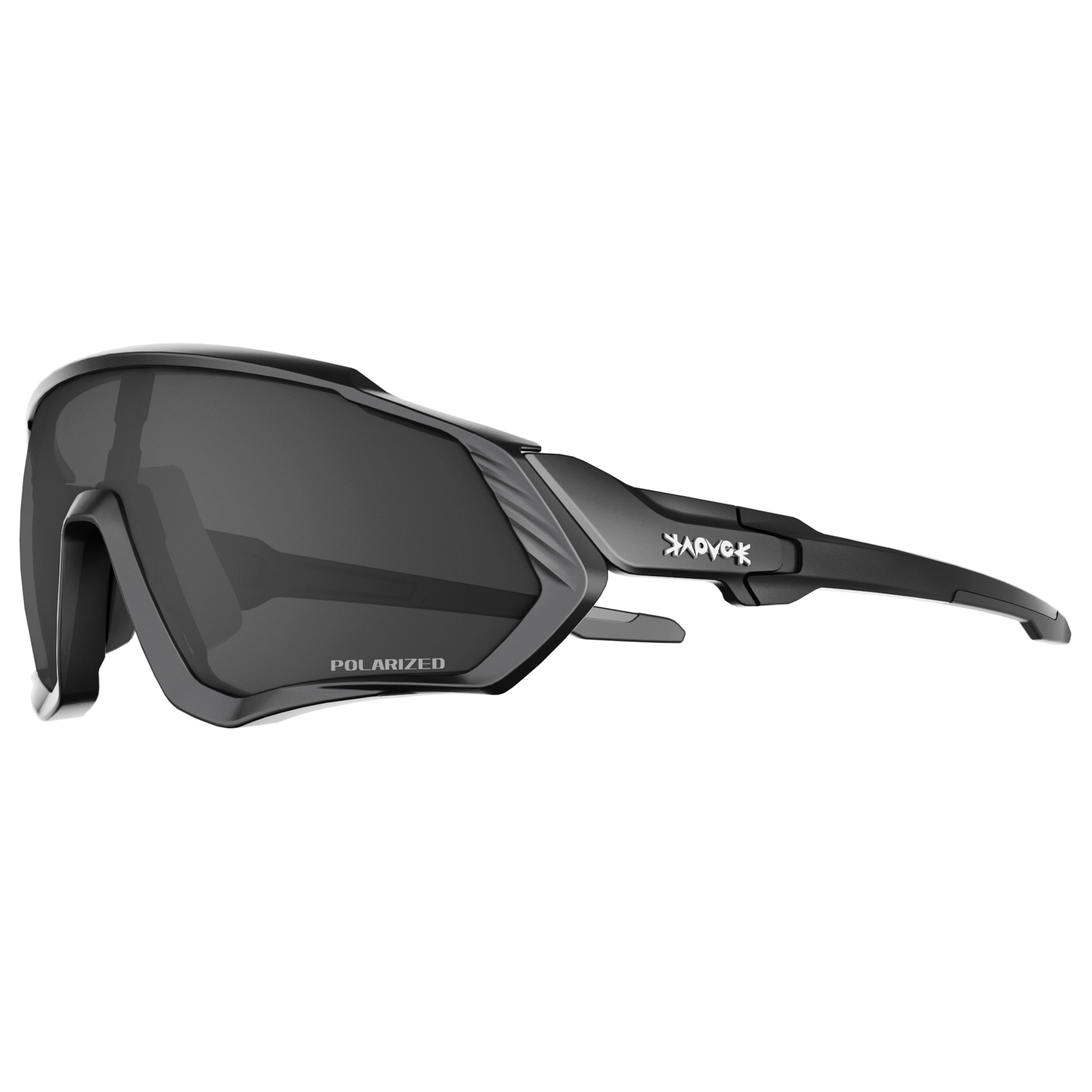 Mountain Biking Glasses - Kacamata Hitam Polarisasi Kapvoe untuk Bersepeda,