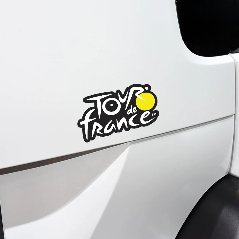 Mountain Biking Logo - 1 Buah Stiker Vinil Logo Tour