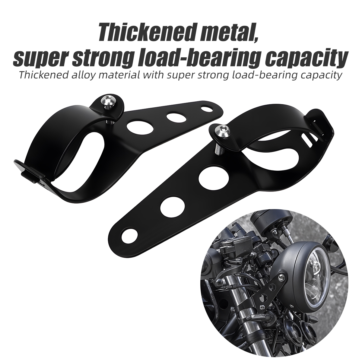 Mountain Biking Extreme - Braket Pemasangan Lampu Depan Motor Universal