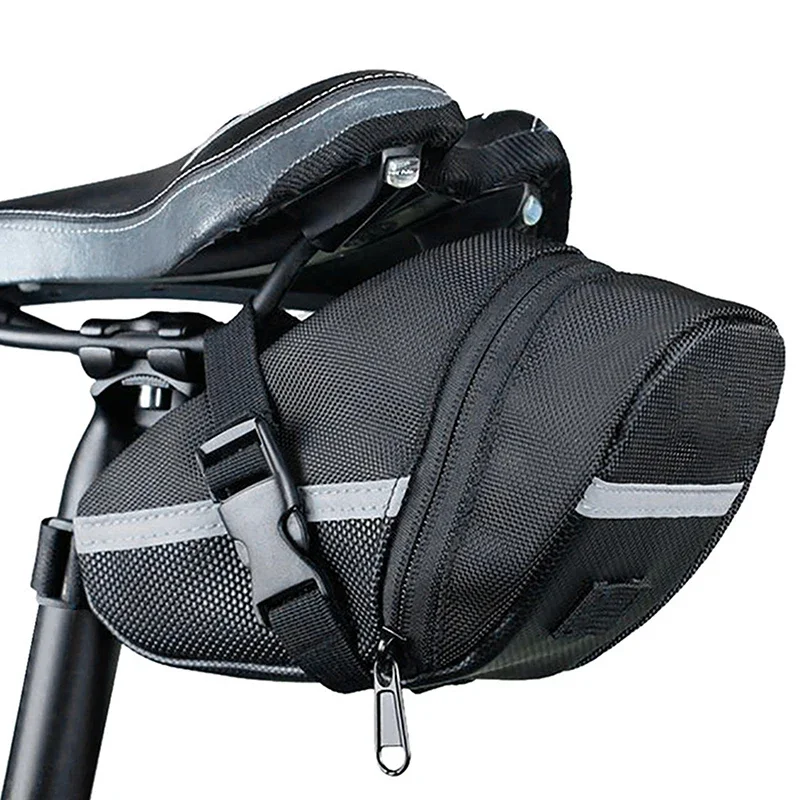 Mountain Biking Oxford - Tas Bawah Sadel Sepeda dengan Strip