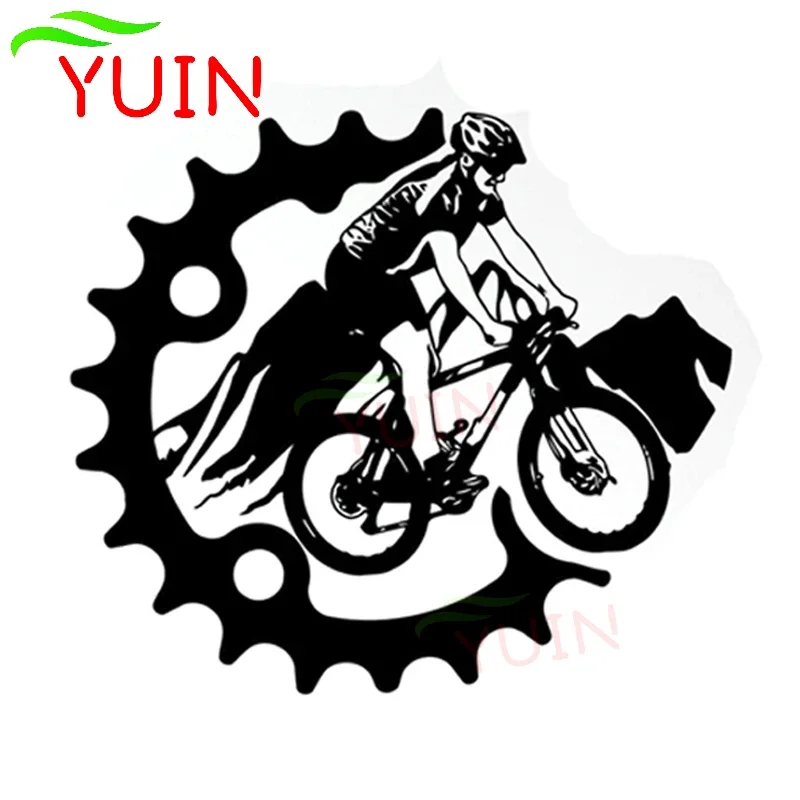 Mountain Biking Extreme - YUIN Stiker Mobil Olahraga Ekstrim Sepeda
