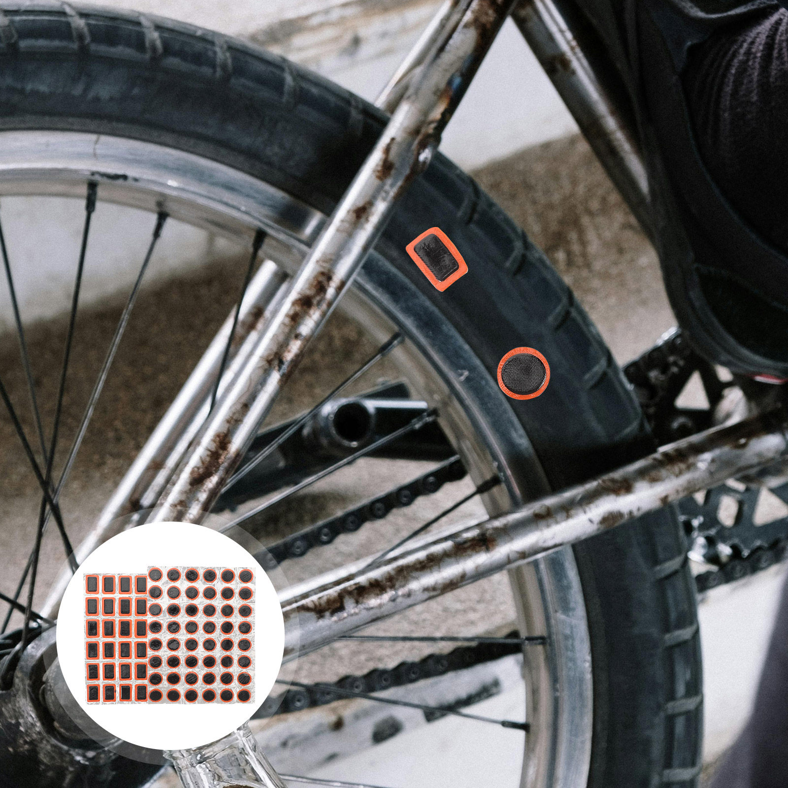 Mountain Biking Tube - 2 Lembar Kit Tambal Ban Sepeda