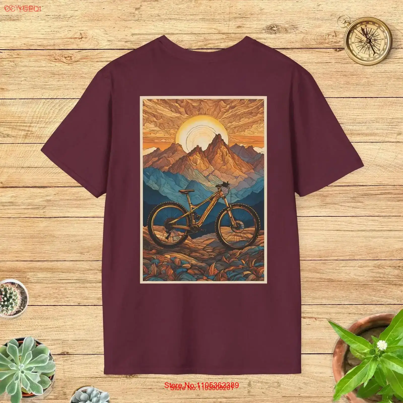 Mountain Biking Extreme - Kaos Seni Sepeda Gunung yang Indah,
