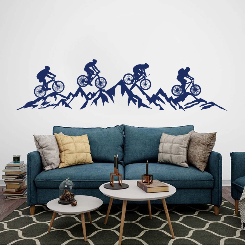 Stiker Dinding Travel Petualan - Mountain Biking Extreme ulasan dan harga