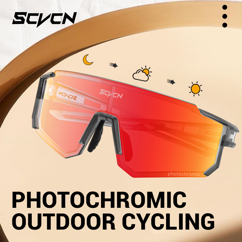 Kacamata Sepeda SCVCN Fotochro - Mountain Biking Glasses ulasan dan harga