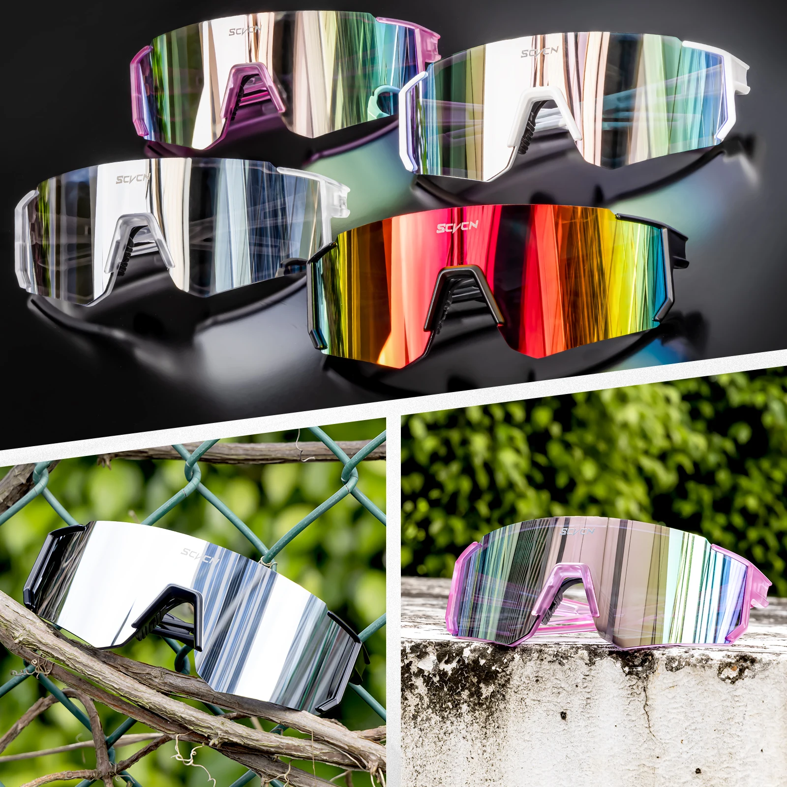 SCVCN Kacamata Hitam Bersepeda - Mountain Biking Glasses ulasan dan harga