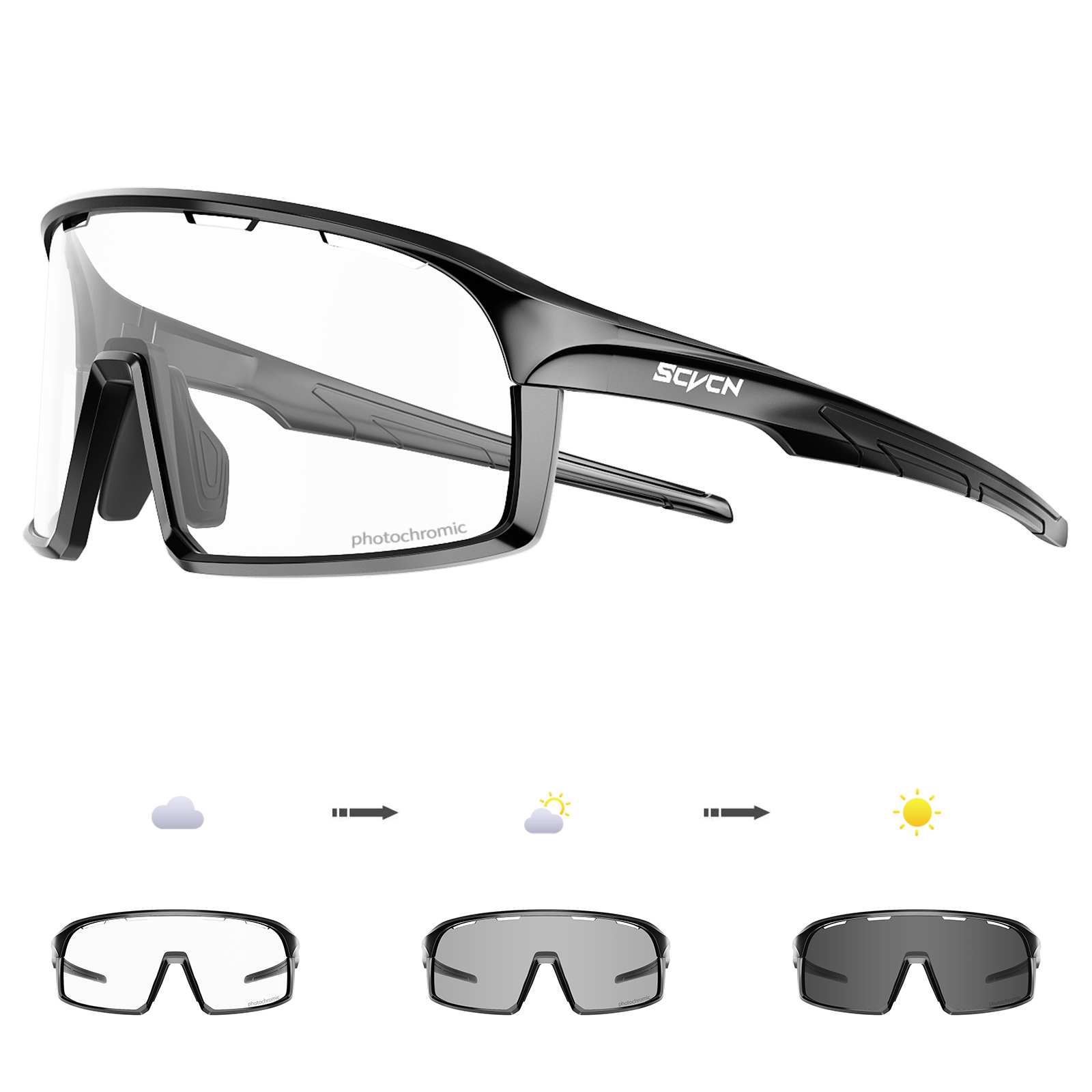 Kacamata Photochromic SCVCN un - Mountain Biking Glasses ulasan dan harga
