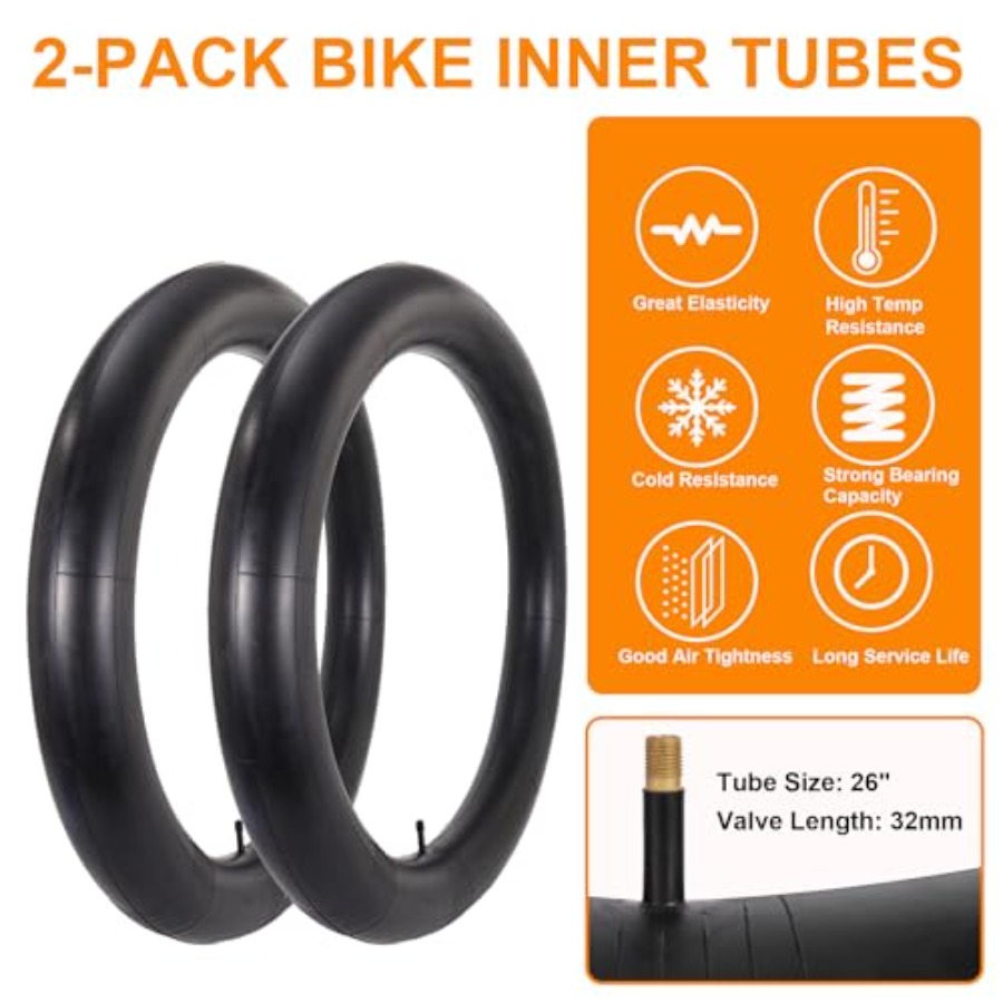 2 Paket Ban Sepeda Lipat 26x4. - Mountain Biking Tube ulasan dan harga