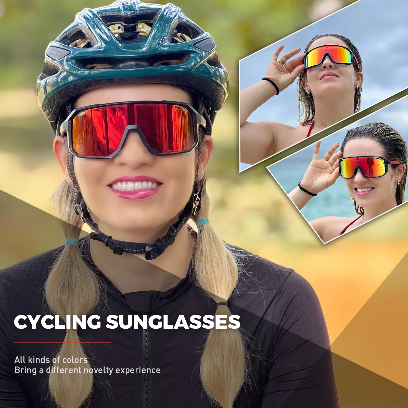 SCVCN Kacamata Hitam Bersepeda - Mountain Biking Glasses ulasan dan harga