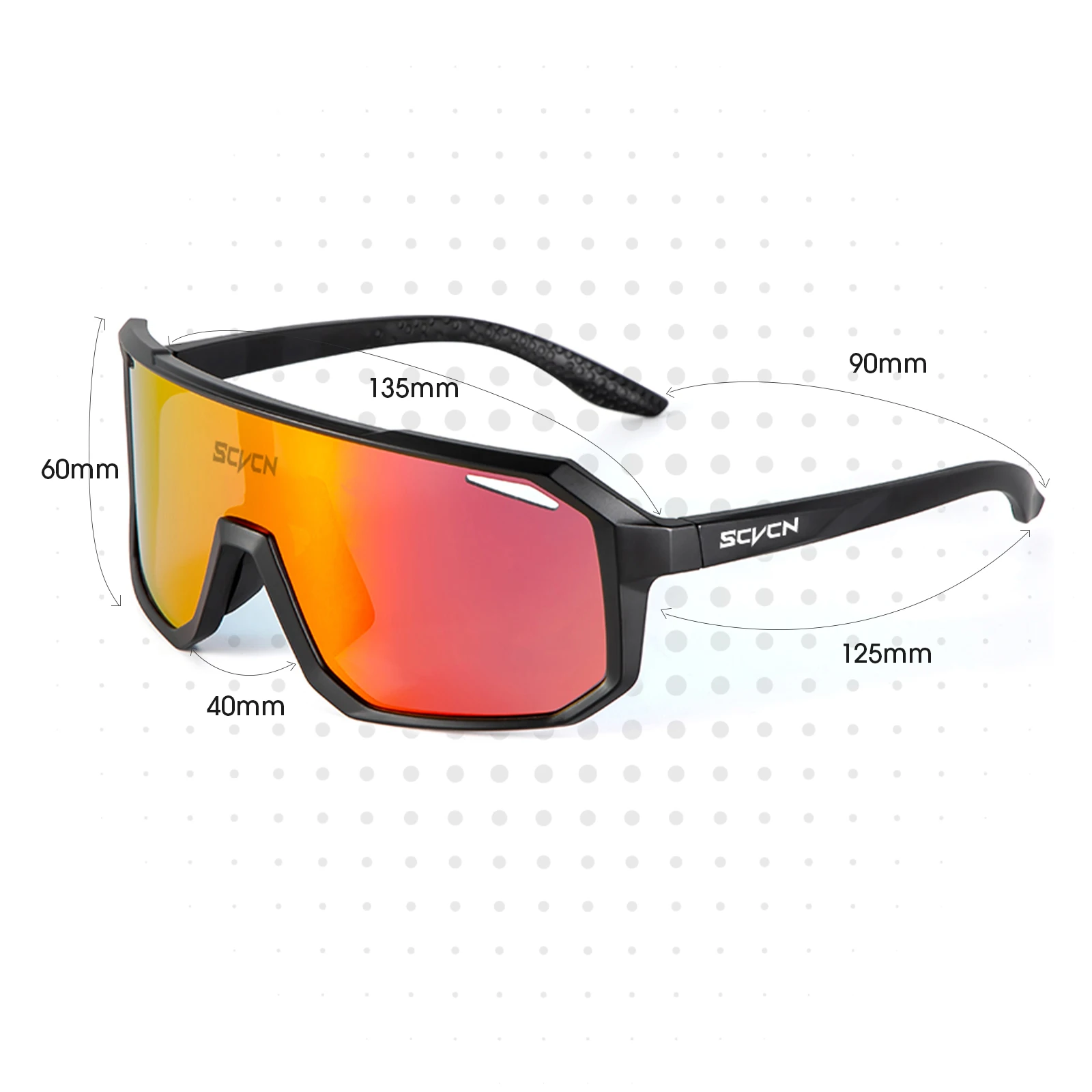 SCVCN Kacamata Hitam Bersepeda - Mountain Biking Glasses ulasan dan harga