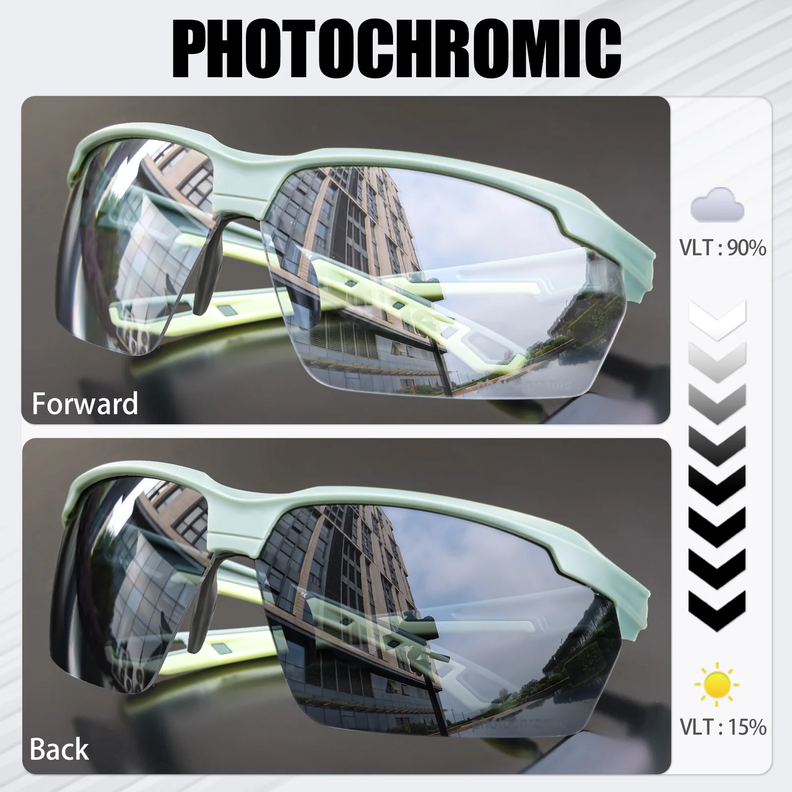 Kacamata Sepeda Fotochromic SC - Mountain Biking Glasses ulasan dan harga